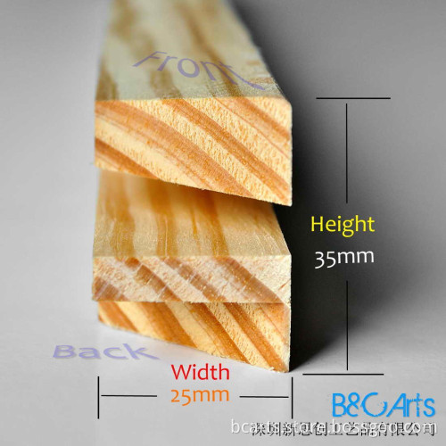 Hot selling brand new hard pine bulk wooden frames